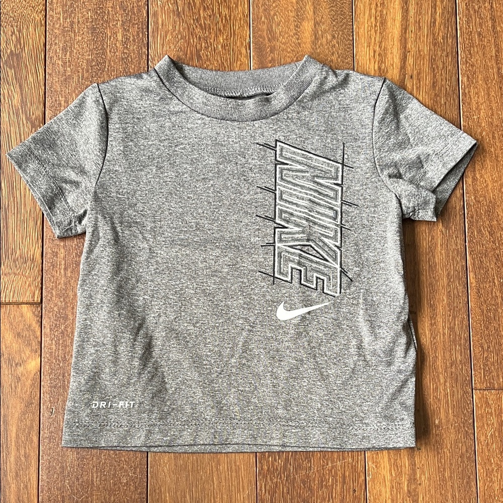 Nike Kids Dri-FIT Gray Tee